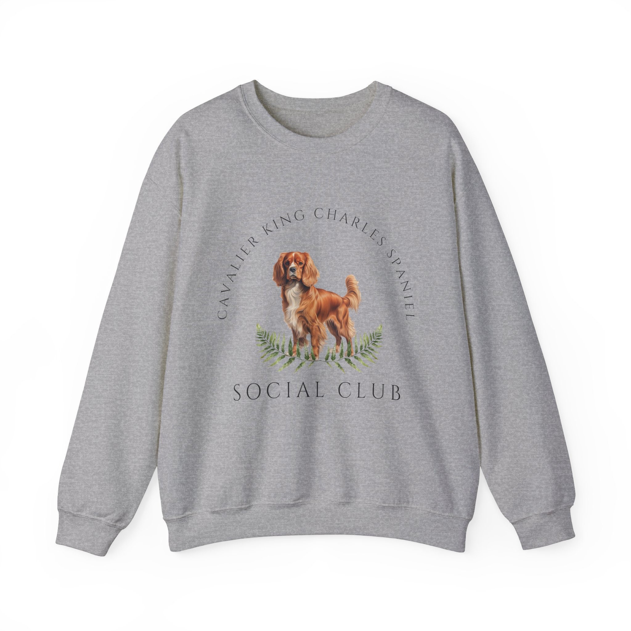 Cavalier King Charles Spaniel Dog Social Club Unisex Heavy Blend ...