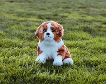 Red Merle Australian Shepherd Dog Plush 15in- Valley by Prime Shiba