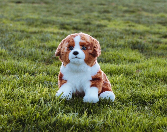 Pre Order Red Merle Australian Shepherd Dog Plush 15in Etsy