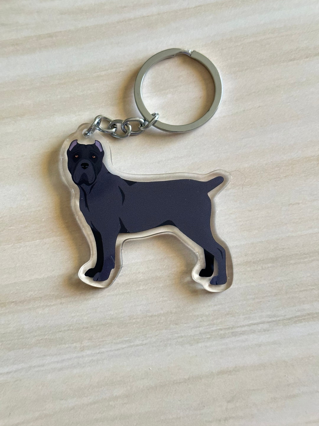 Cane Corso Dog Keychain Etsy