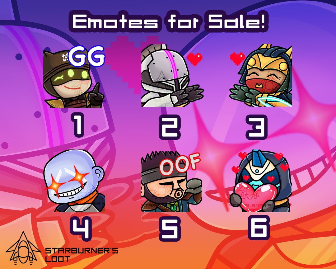 Destiny 2 emotes Witch Queen - 3 emote pack for Twitch Discord