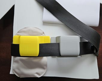 REGULAR SIZE Seatbelt Stoma Protector: Ileostomy, Colostomy, Urostomy Support