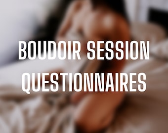 Boudoir Session Fragebögen für Boudoir Fotografen