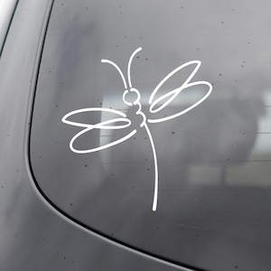 Dragonfly Vinyl Decal - Dragonfly Decal - Dragonfly Car Decal - Dragonfly Laptop Sticker - Dragonfly Sticker - Dragonfly Wall Decal