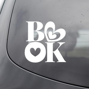 Book Vinyl Decal - Book Love Vinyl Decal - I heart books Vinyl Decal - I love books Vinyl Decal - Book Sticker - Book Love Sticker - Read