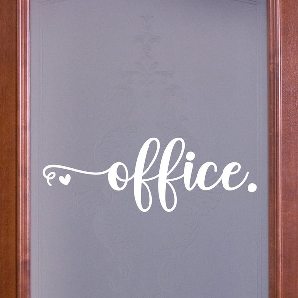 Sticker Office Door Sign Etsy