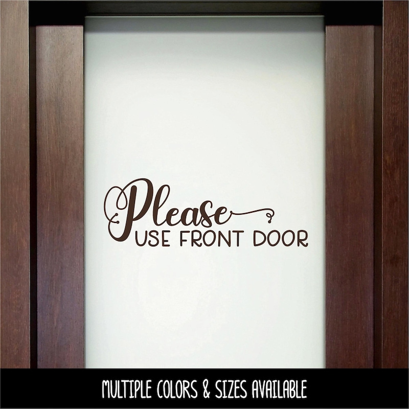 Please Use This Door Sign - Etsy