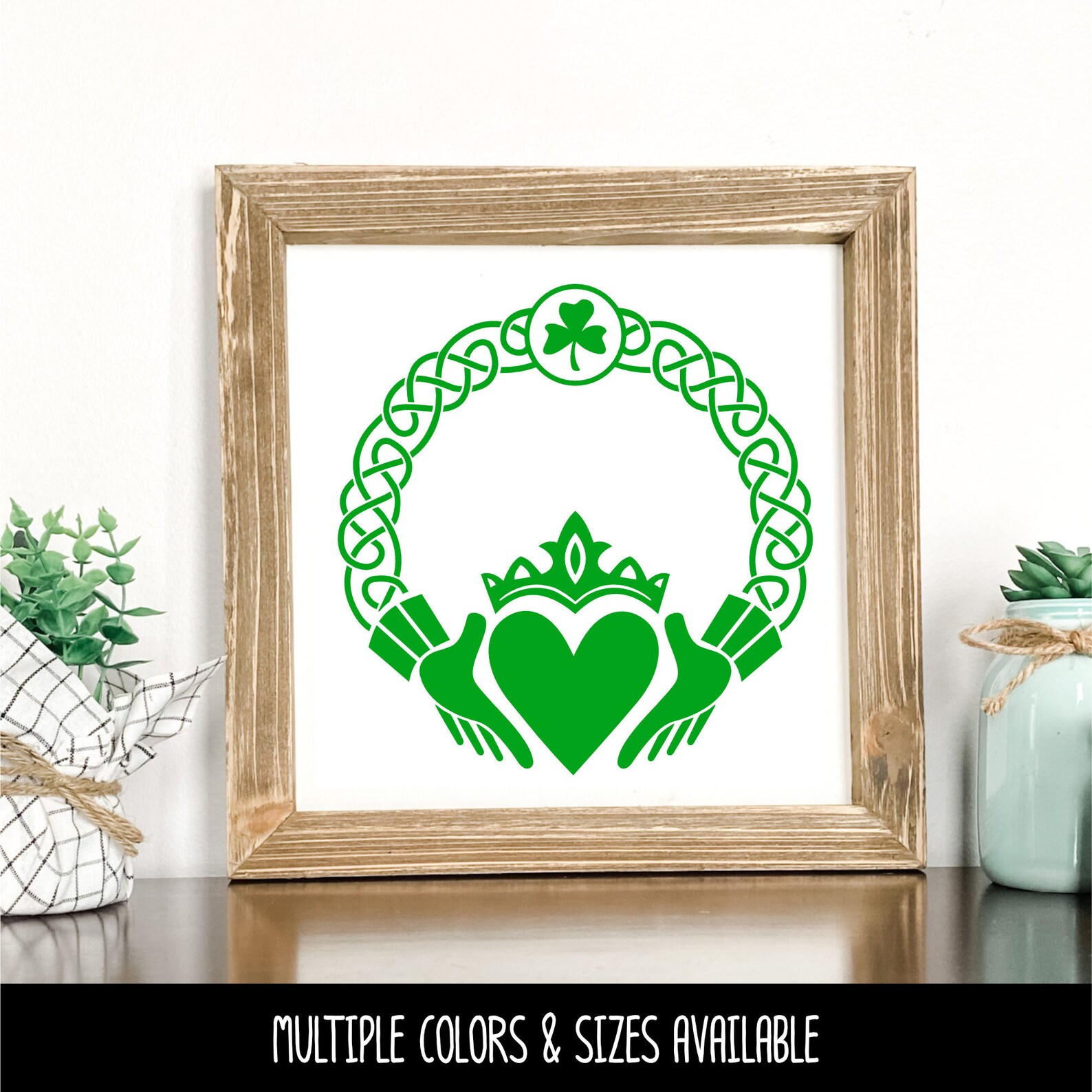 Claddagh Ring Friendship Loyalty Love Vinyl Decal - Claddagh Sticker ...