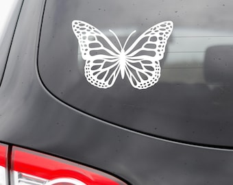 Monarch Butterfly Vinyl Decal - Monarch Butterfly Decal - Butterfly Car Decal - Butterfly Laptop Sticker - Monarch Butterfly Sticker