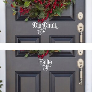 Failte Sticker Failte Irish Welcome Vinyl Decal - Irish Welcome Decal - Gaelic Welcome ...