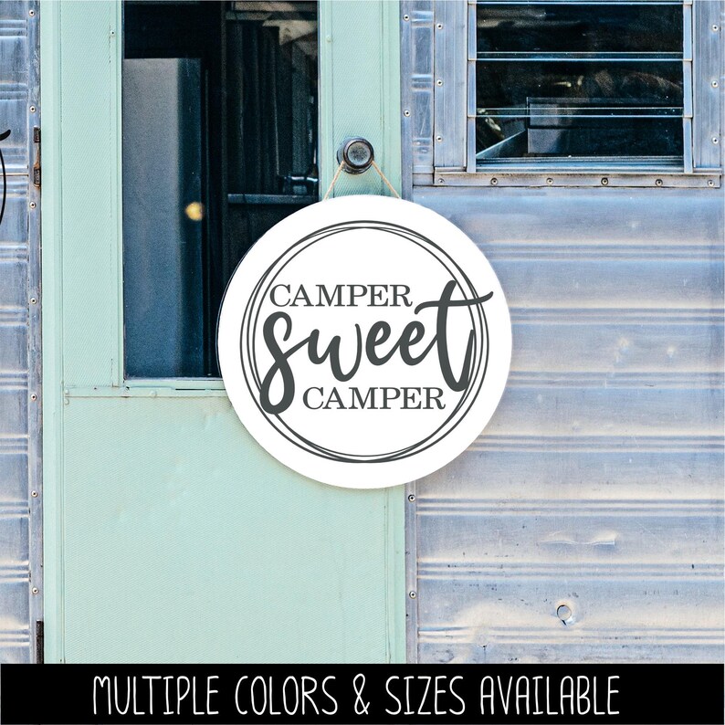 Camper Sweet Camper Decal Vinyl Sticker RV Car Tent Outdoor Lover ...