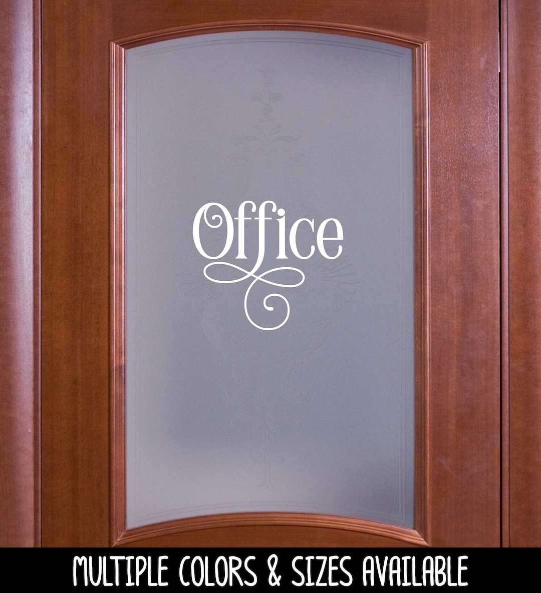 Ornamental Office Vinyl Decal Office Sticker Office Decal Office Wall