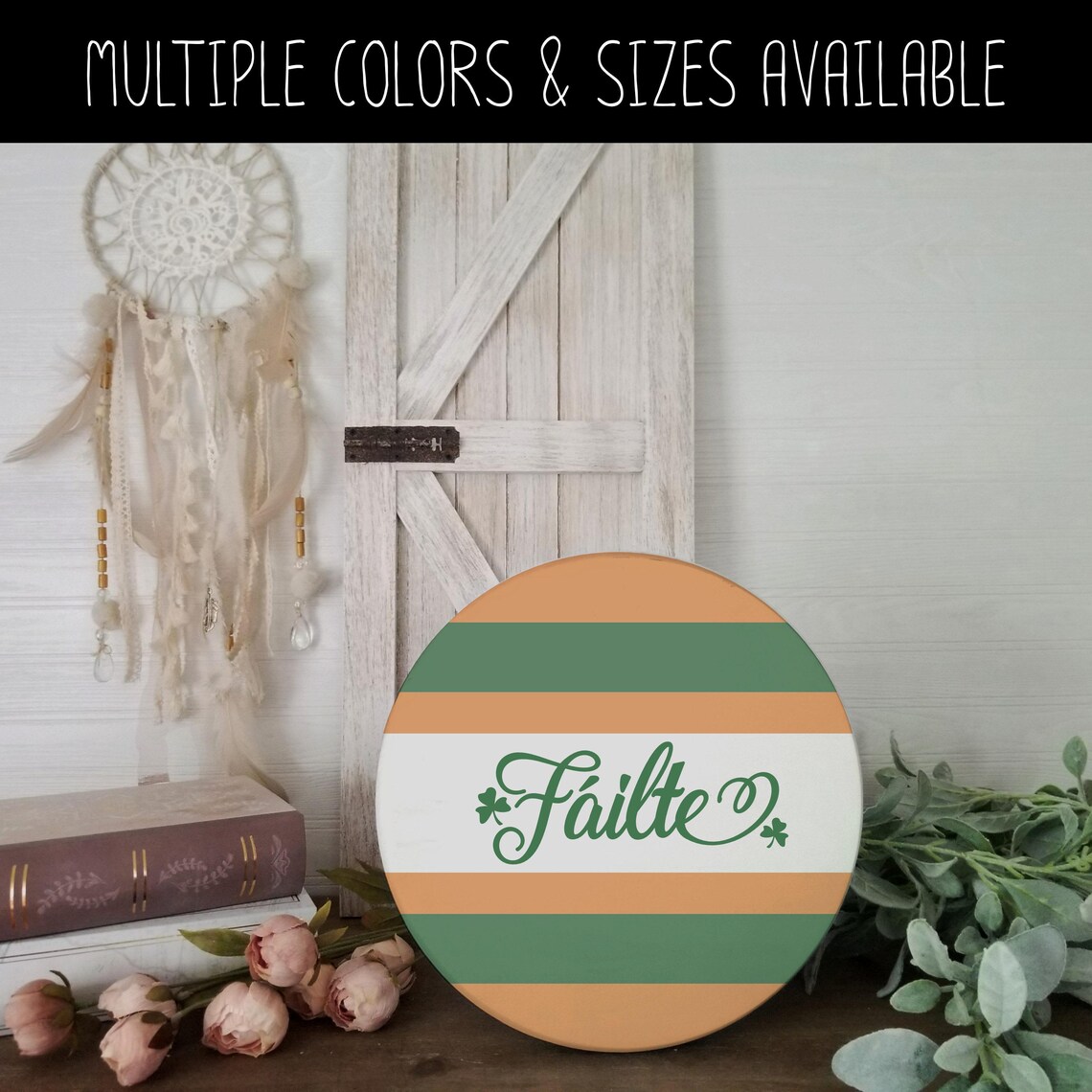 Failte Sticker Cursive Failte Irish Welcome Vinyl Decal - Irish Welcome Decal - Gaelic ...
