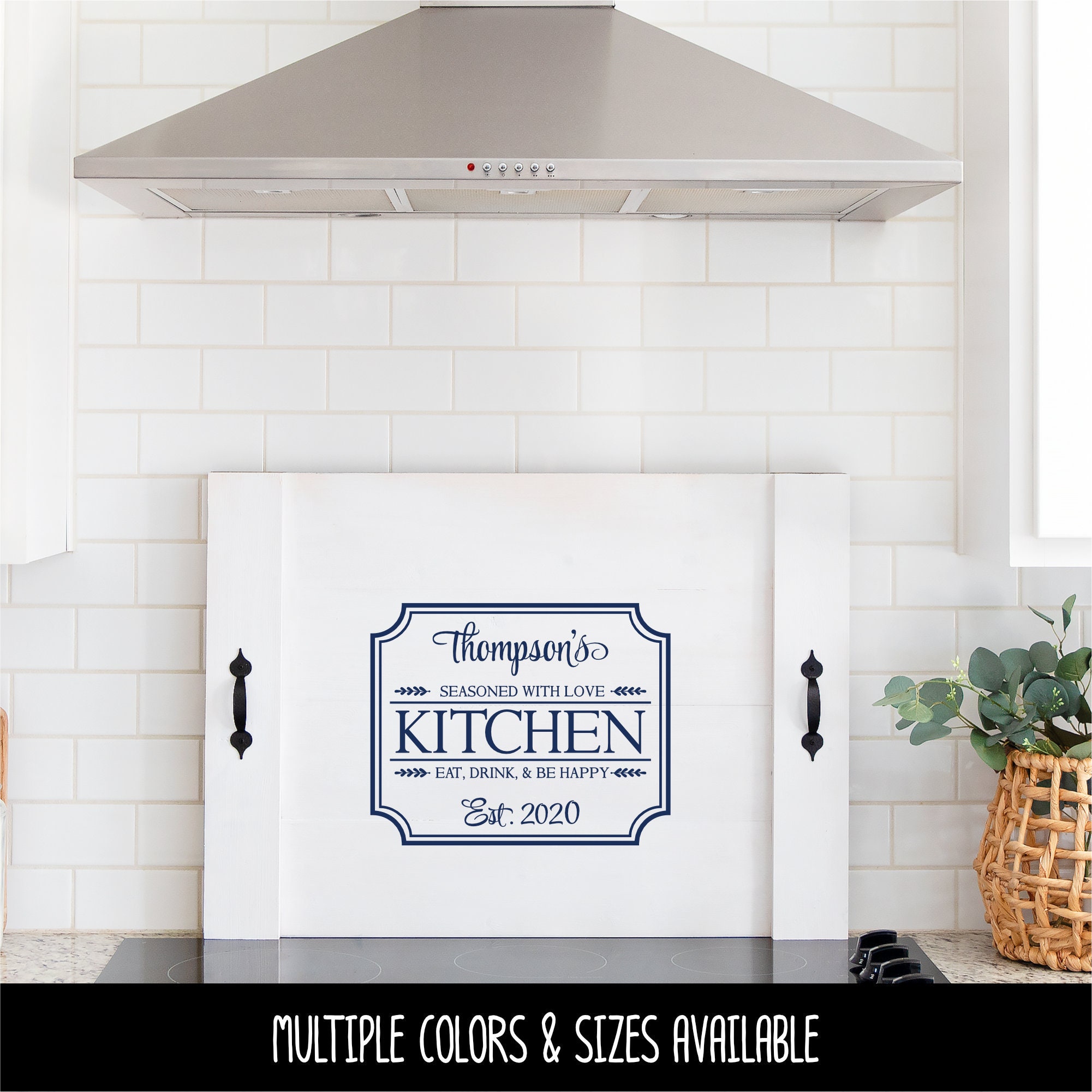 Custom Kitchen Decal - Custom Kitchen Sticker - Customizable Kitchen ...