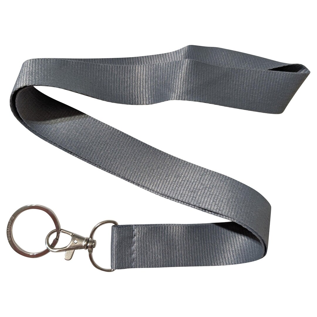 Blank Grey Keychain Lanyard - Etsy