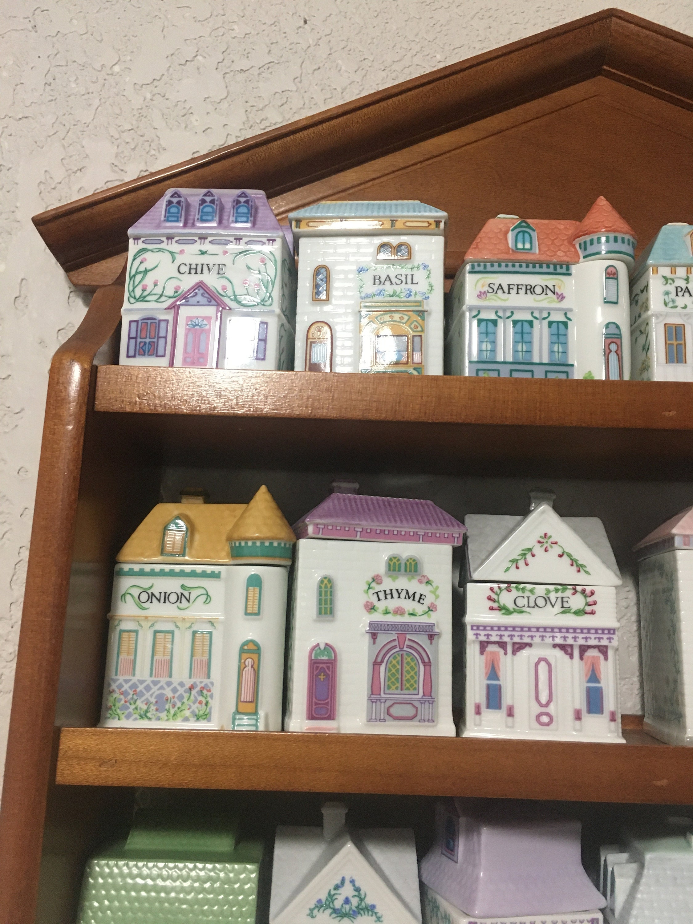 Lenox 24 Spice Village Complete Set with Display Rack and Etsy