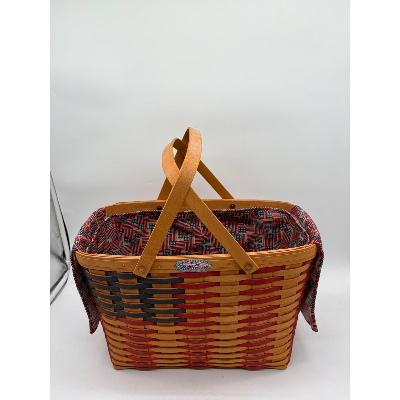 ロンガバーガーバスケット♪25周年 Longaberger 25th Anniversary Basket - Etsy