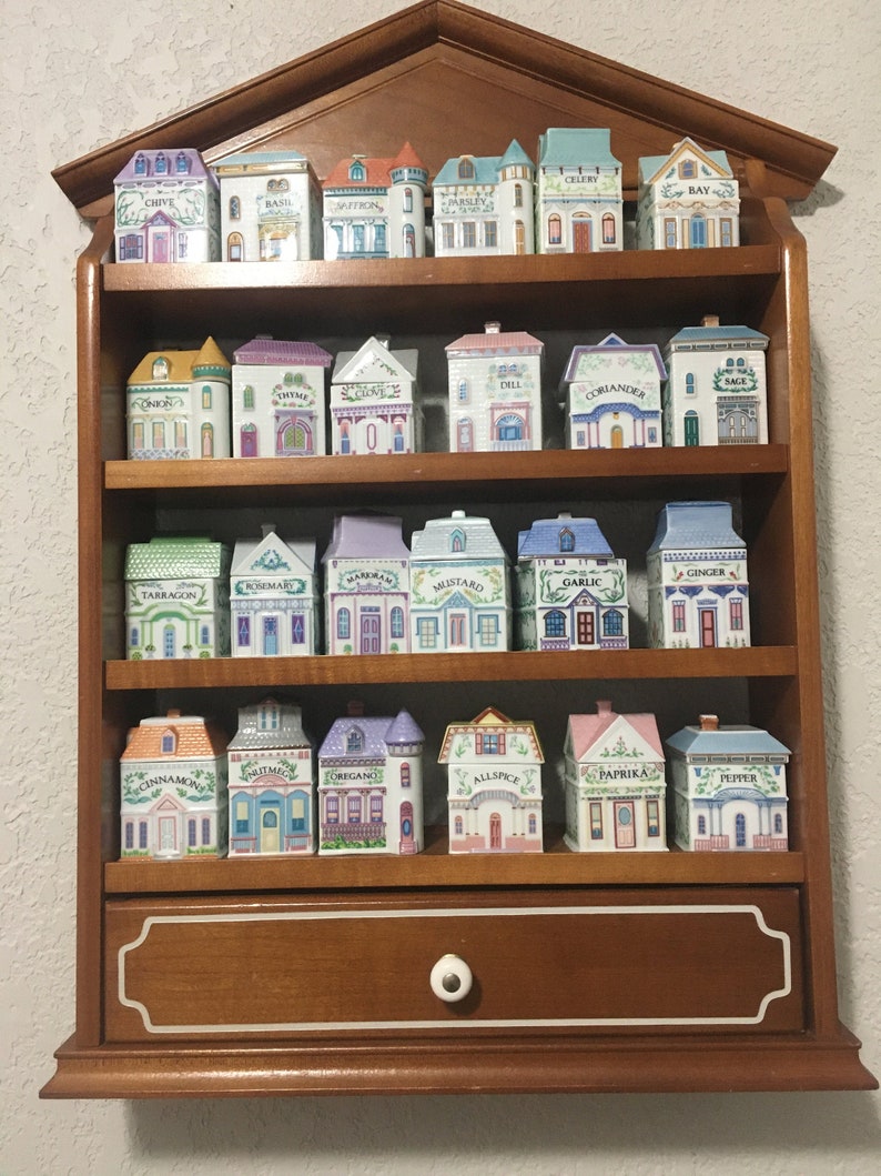 Lenox 24 Spice Village Complete Set with Display Rack and Etsy