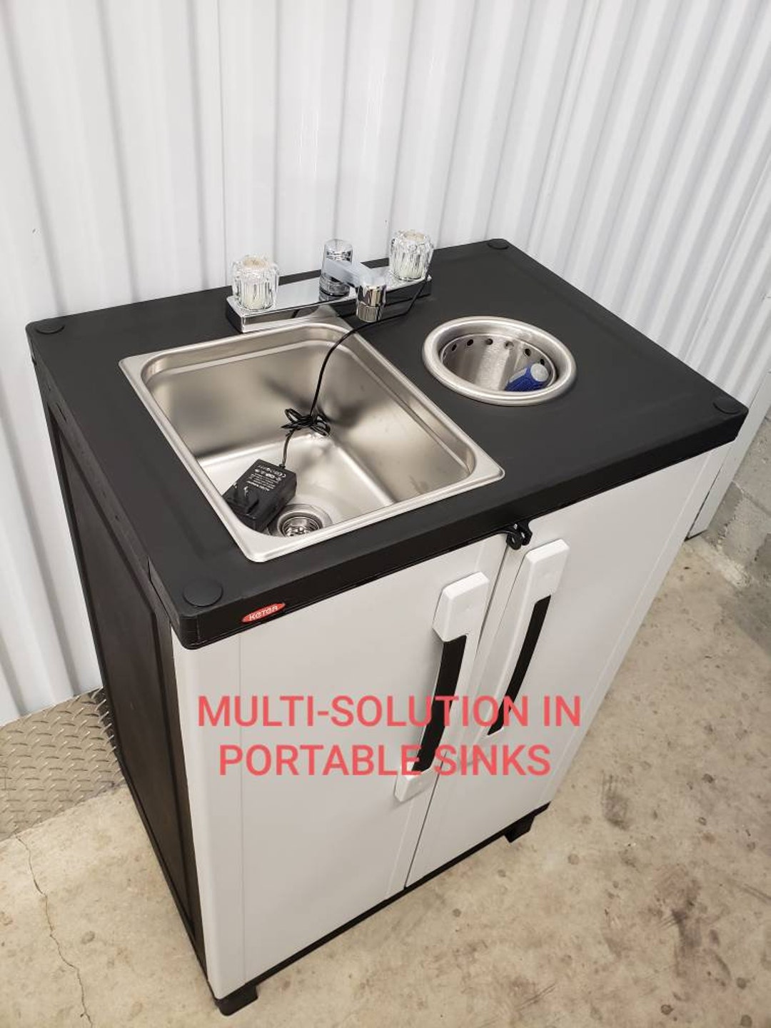 Portable Sink Mobile NSF Handwash Self Contained AND Ice Cream Dipper