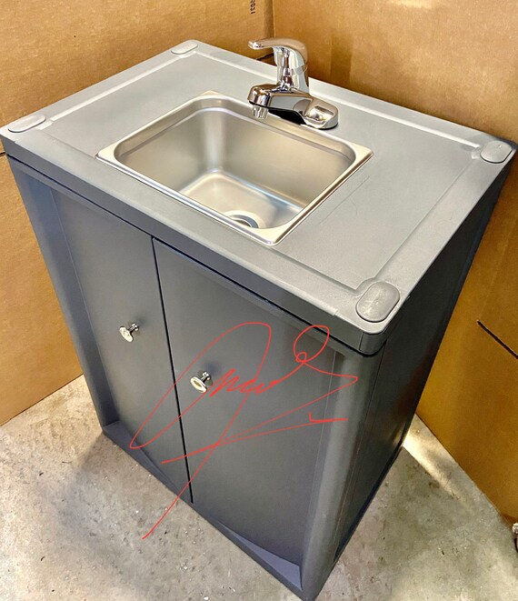 Portable Sink Mobile Hand Wash With Hot and Cold Water With Etsy