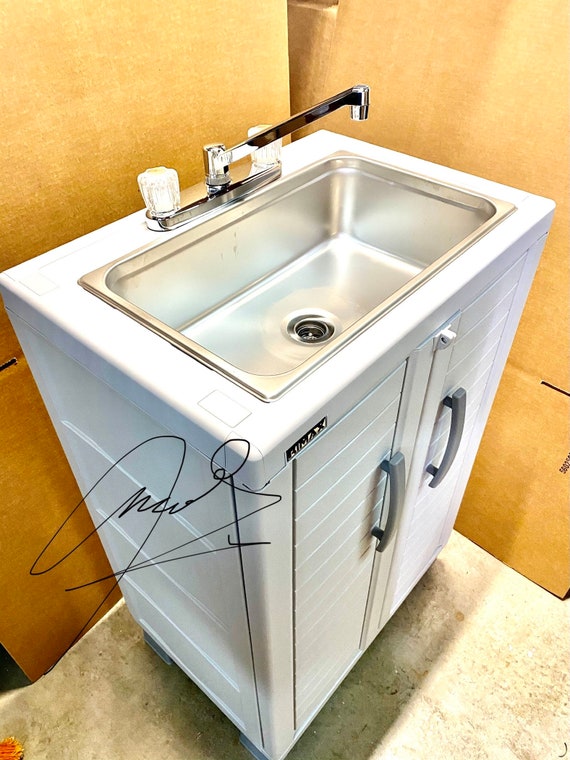 Fregadero portátil móvil Fregadero de lavado de manos Concesión autónoma de  agua fría y caliente de tamaño completo -  México