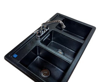 NSF Commercial Food Truck Three Compartment Drop-In SANITIZING SINK