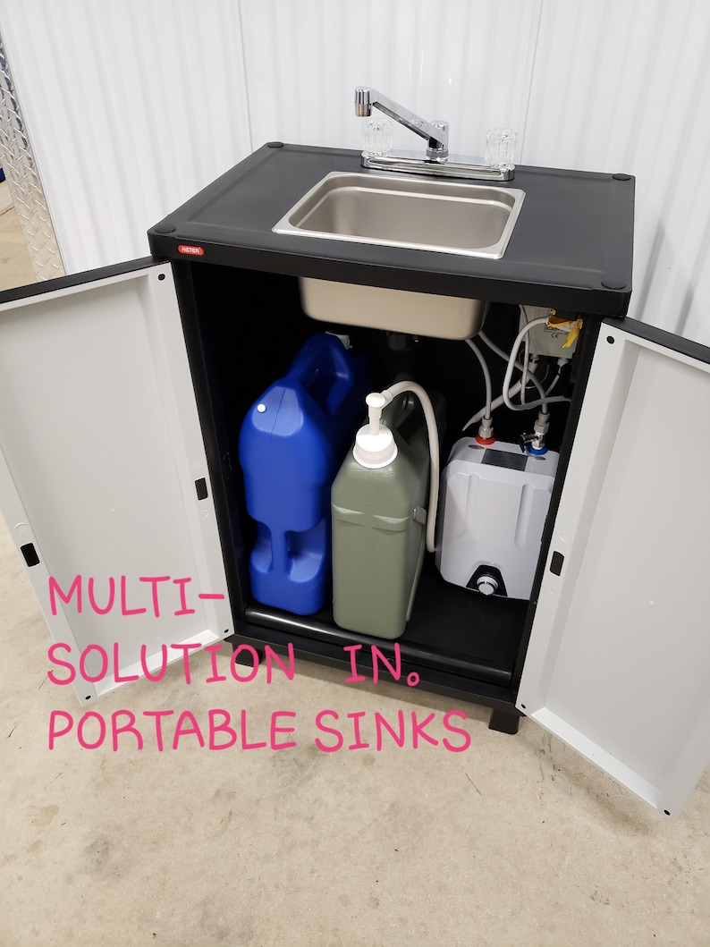 Portable sink NSF mobile Handwash Self contained Hot Water Etsy