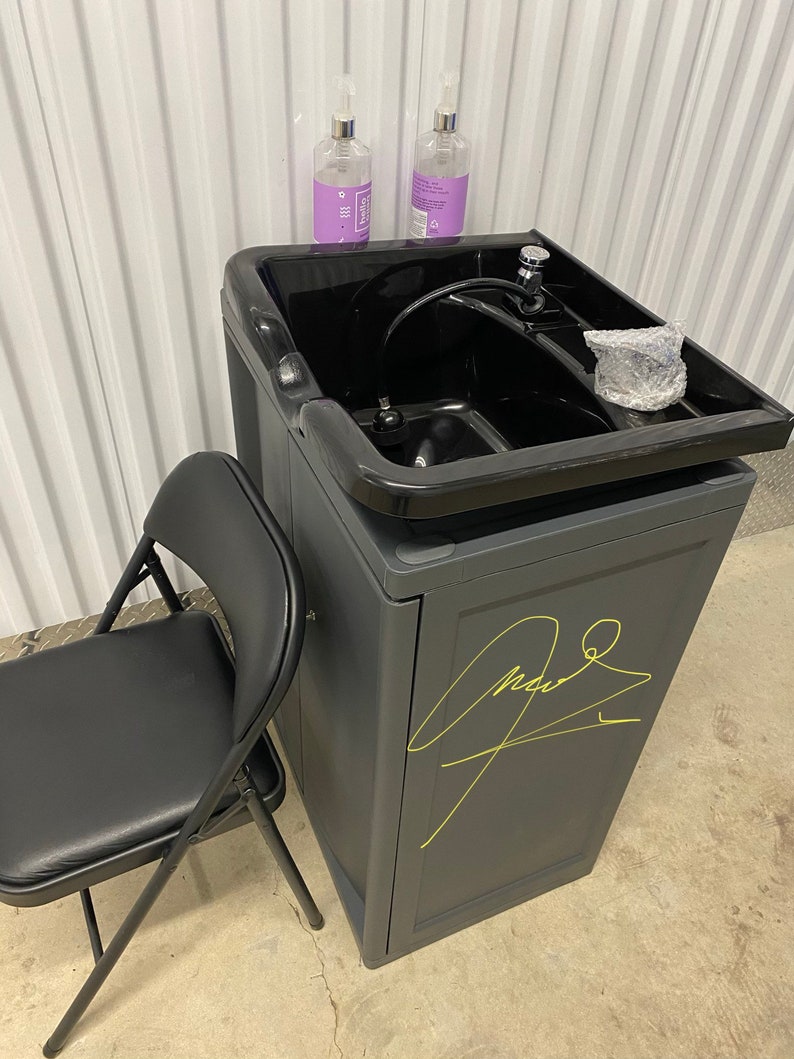 Backwash Shampoo Bowl Sink Beauty Spa Salon Equipment Station Etsy