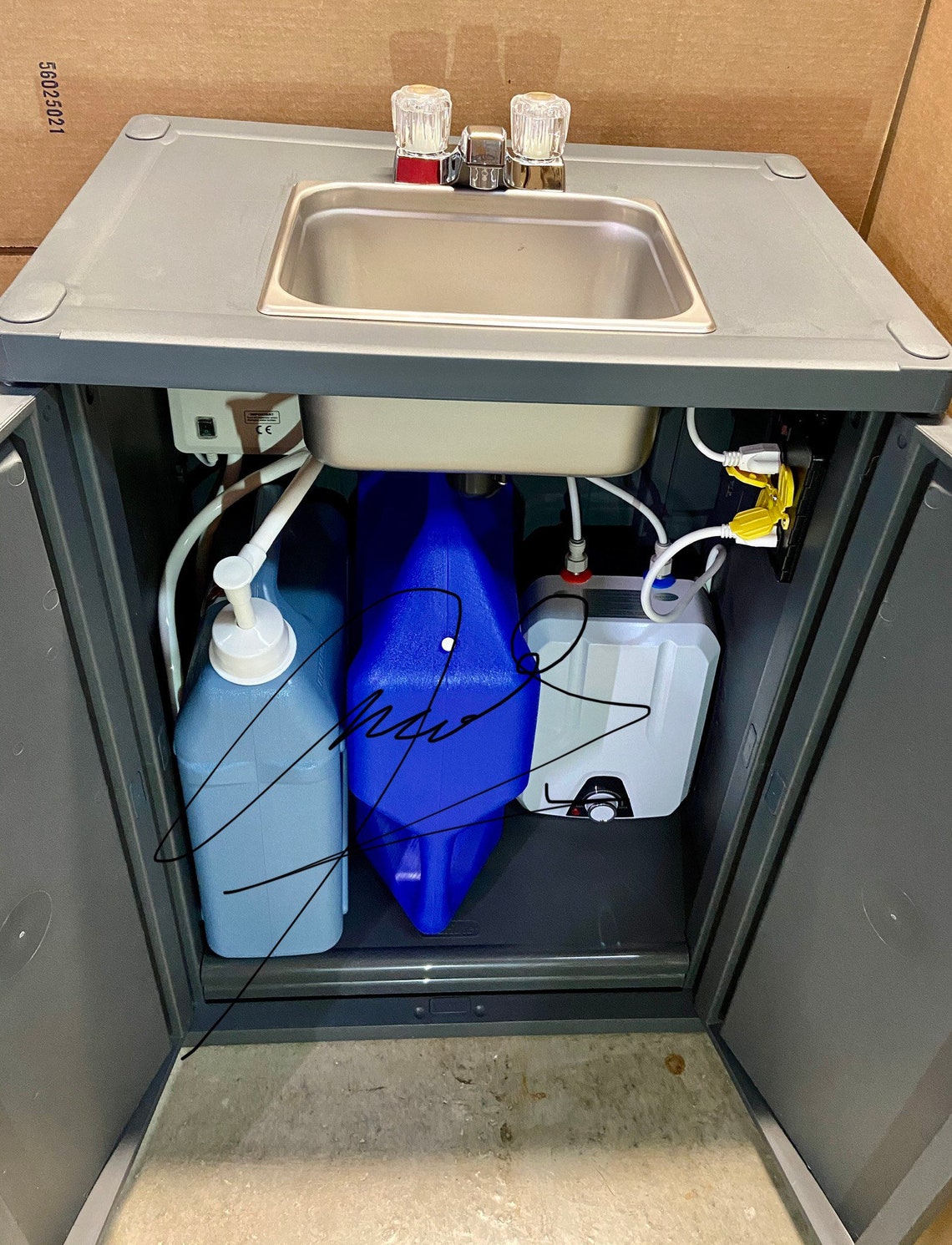 Portable Sink NSF Mobile Handwash Self Contained Hot Water and Etsy