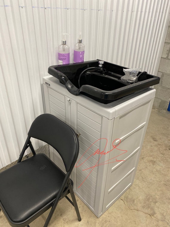 Backwash Shampoo Bowl Sink Beauty Spa Salon Equipment Portable