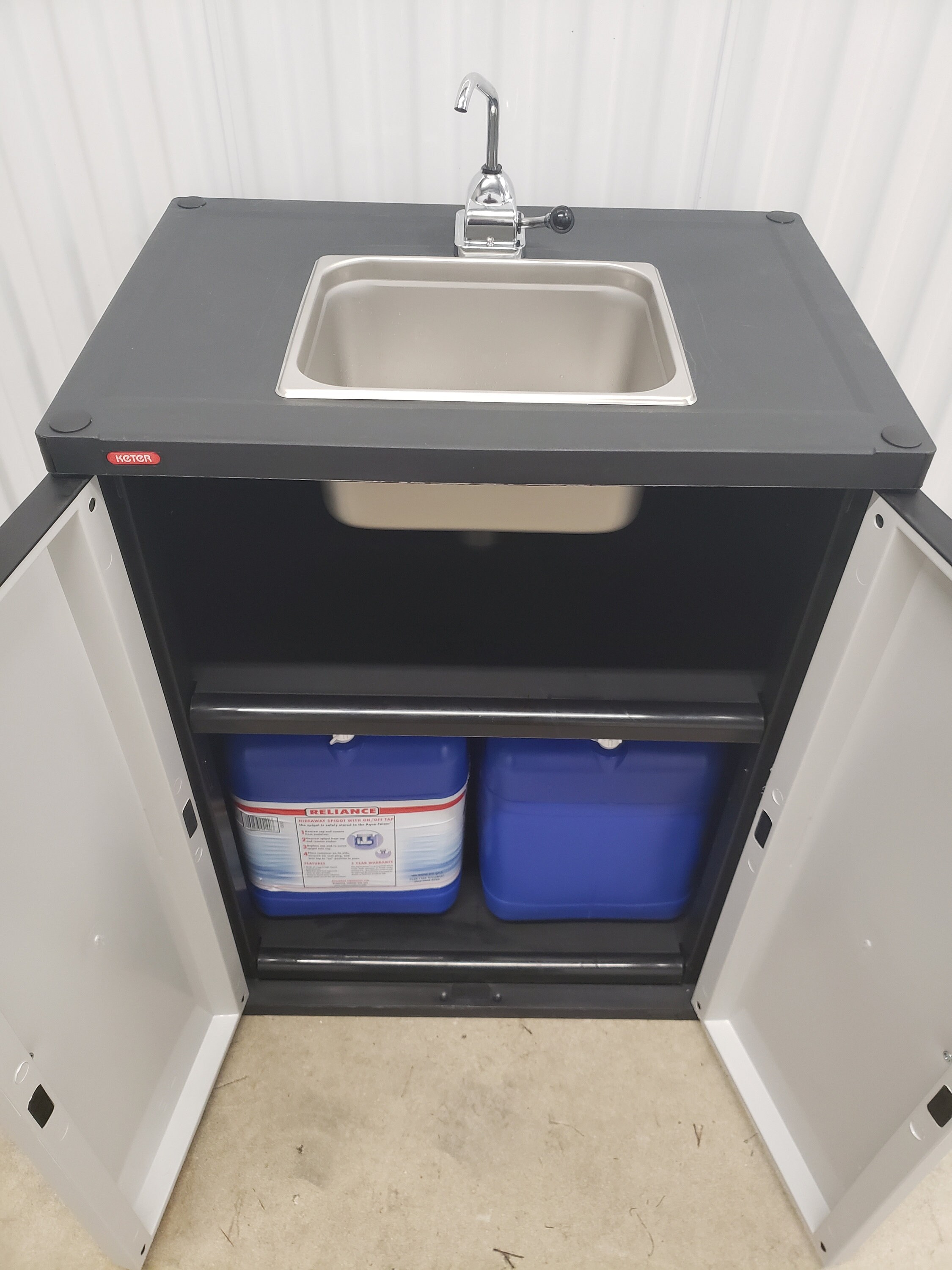 Portable sink hand pump self contained no electricity needed Etsy