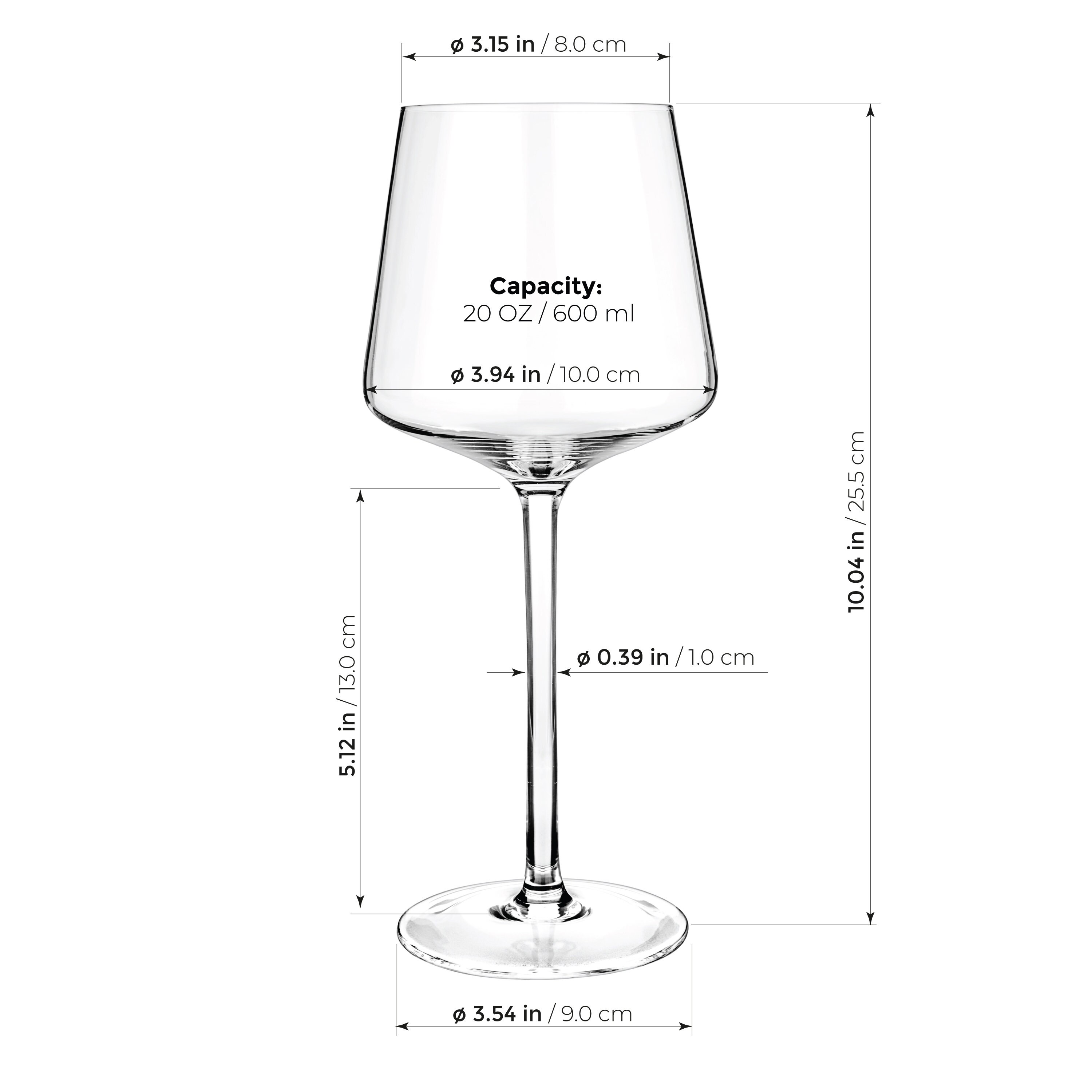 Crystal Wine Glasses Set Red or White Wine Large Tall Etsy Canada