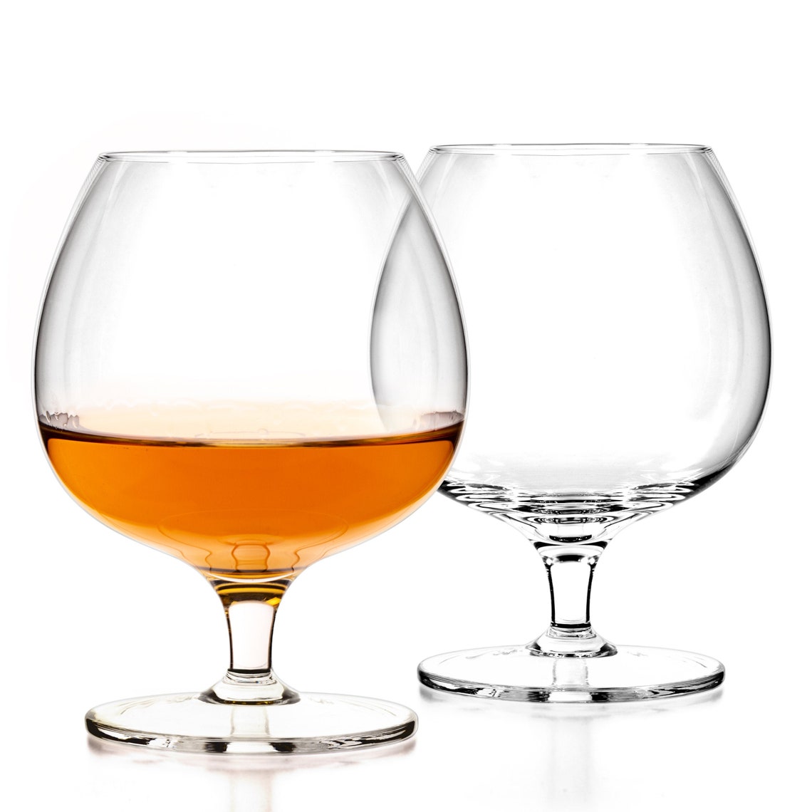Brandy & Cognac Small Crystal Glasses Snifter Handcrafted Etsy