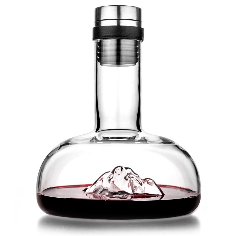 Wine Decanter Aerator Crystal Glass 100 Lead Free Etsy