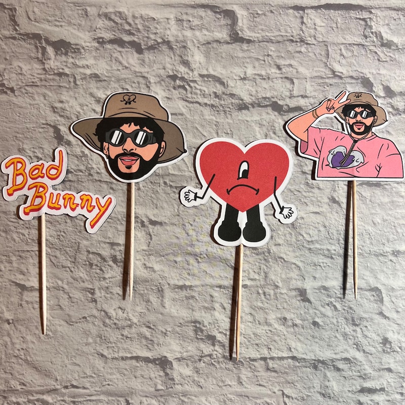 Bad Bunny Topper Cakes - Etsy