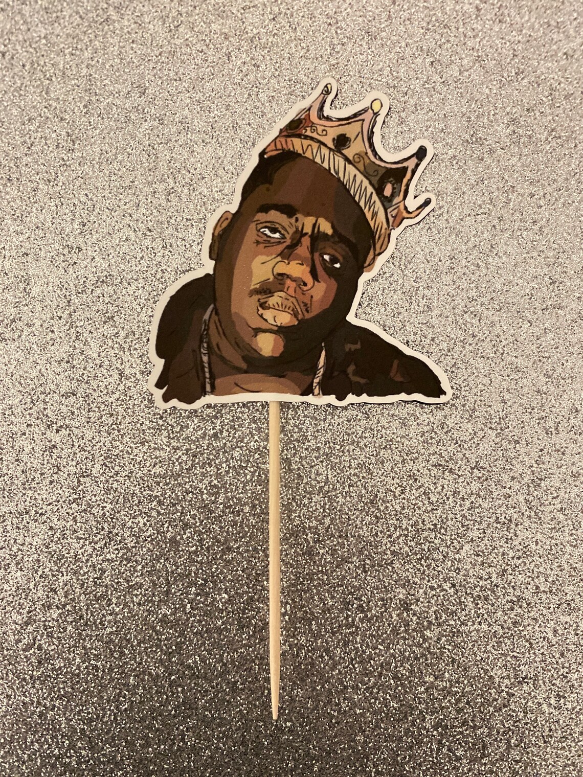 Notorious B.I.G. / Biggie Smalls Cupcake Toppers Party Decor Etsy