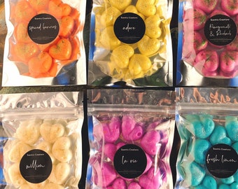 Soy wax melt hearts | 10 pack | eco friendly | highly scented | hand poured | 35 Hours Burn time | Gift