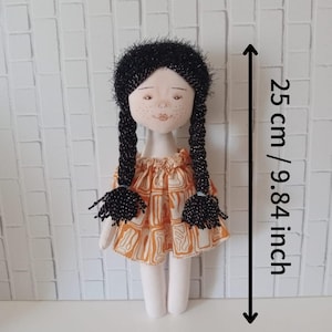 25 cm \ 9.84 inch Handmade Rag Doll, Decorative Handmade Doll, Cloth Doll, Gift Doll For Girls, Small Doll
