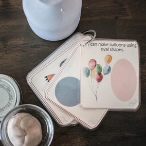 Watercolor Printable Play Dough Mats | Classroom Decor | Fine Motor Skills Toy | Printable Play Dough Activity for Toddler and Preschooler