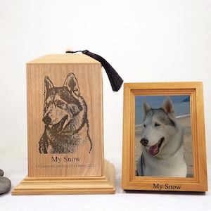 Siberian husky urn discount