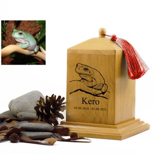Toad Customize frog urn, frog toad urn, toad urn, Toad Personalized Urn, Custom  Urn, Urn Memorial Custom Urn for  Toad frog Personalized