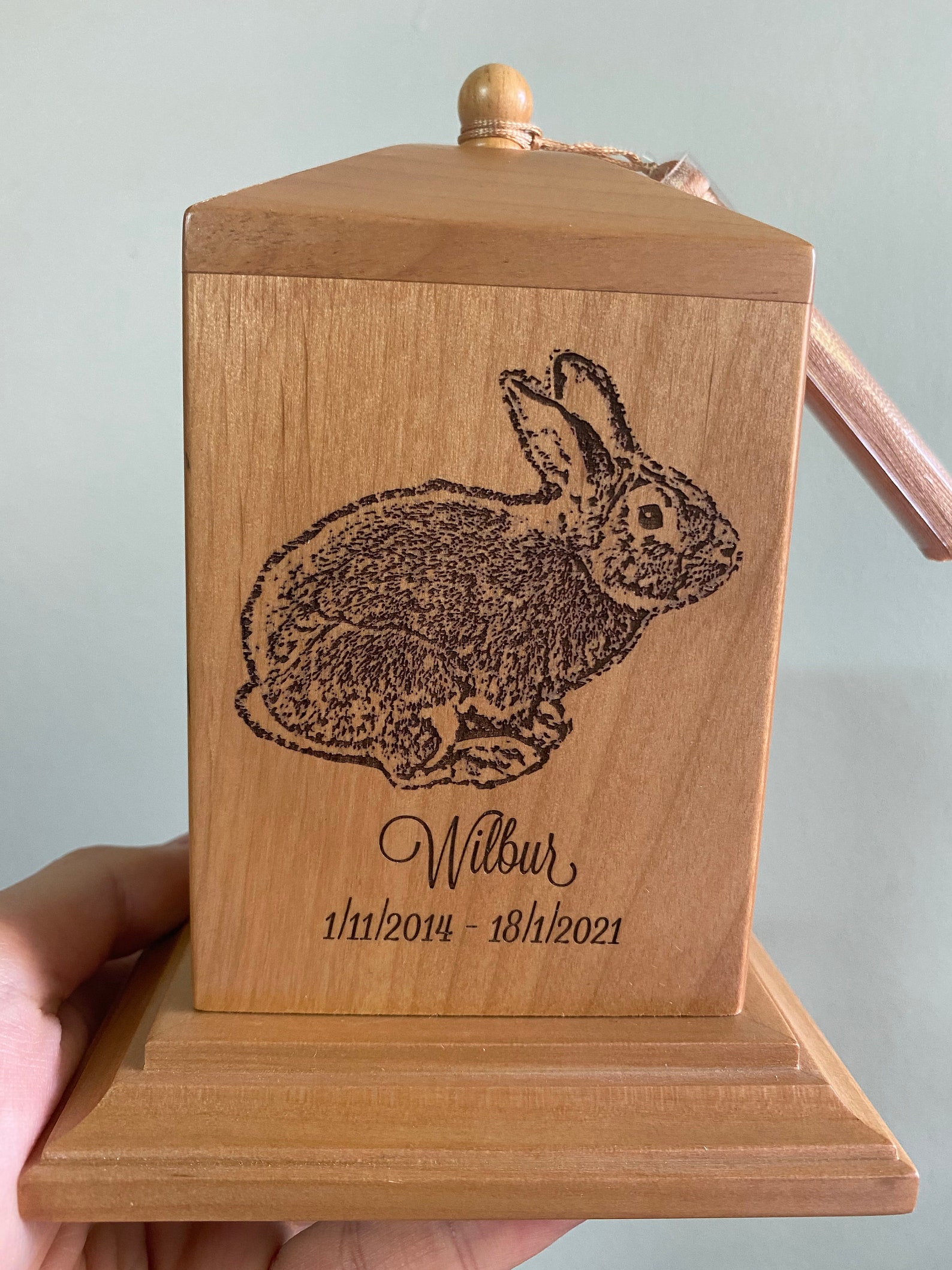 Bunny Rabbit Urn Bunny Rabbit Urn Keepsake Bunny Rabbit Etsy