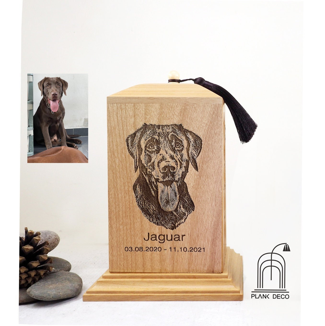 Labrador cremation urns hot sale