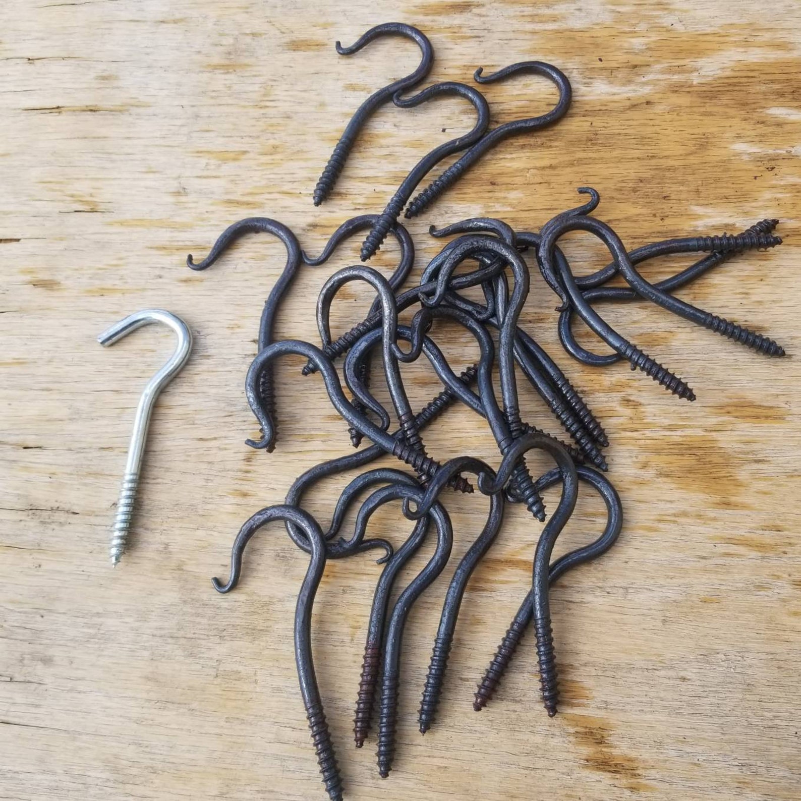 Herrero refabricado gancho de tornillo gancho de techo Etsy