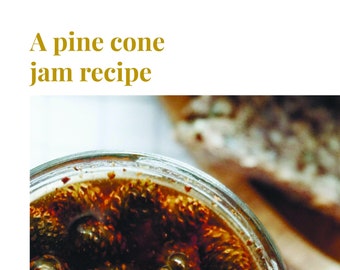 Pine cone jam recipe PDF, cooking guide