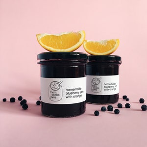 Blueberry jam with orange, From Ukraine with love