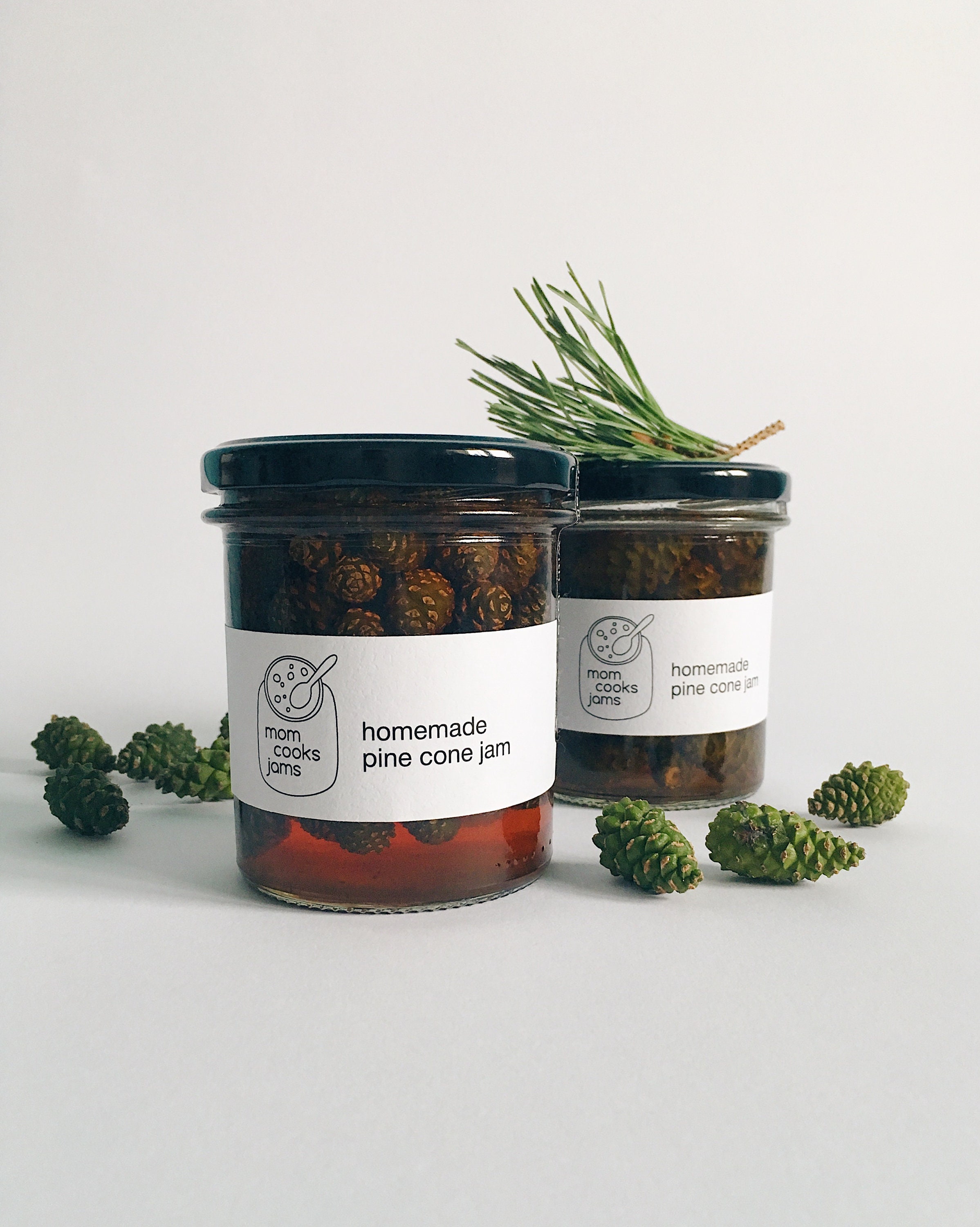 Homemade Natural Pine Cone Jam Made in Ukraine
