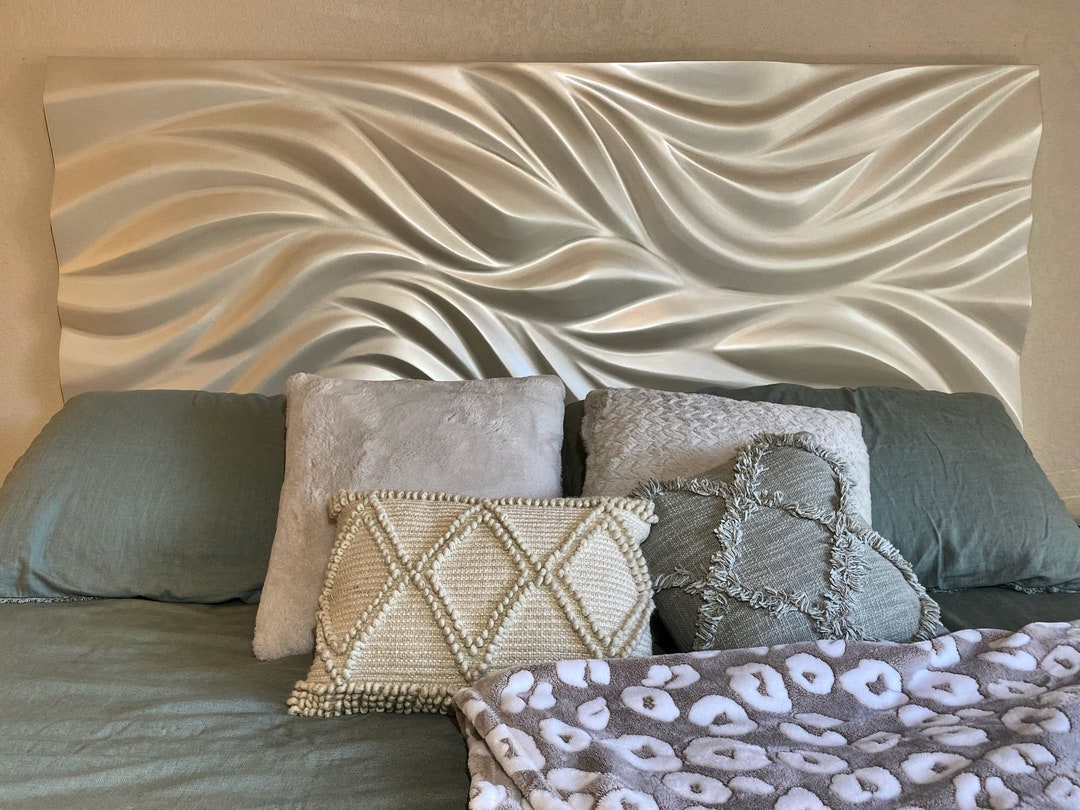 Modern Wave Headboard - Etsy