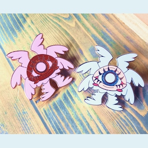 Giant Eye Enamel Pin {(Biblically Accurate Angel)}