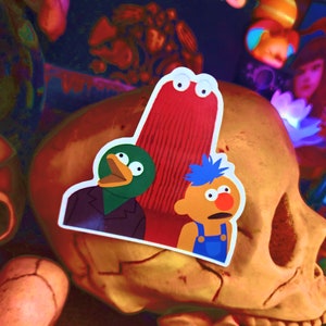 ﾍ(･_| THERES 3 OF US | DoN&#39;t HuG mE iM sCaReD | big sticker |ʘ _ʘ)